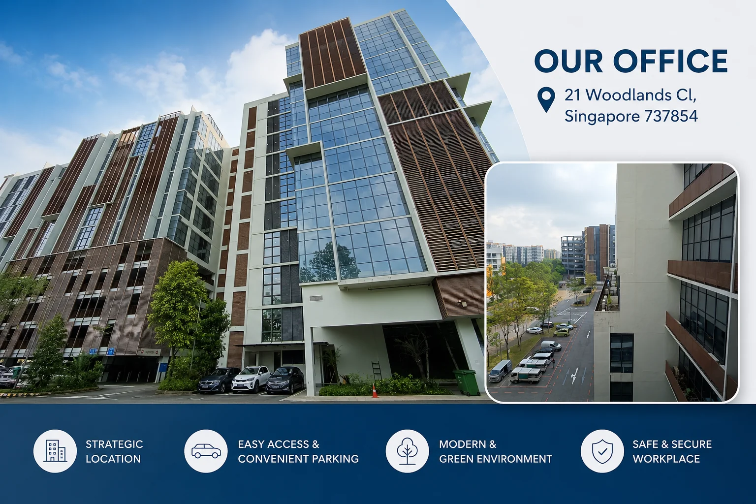 Vouza Singapore Office — Primz Bizhub, 21 Woodlands Close